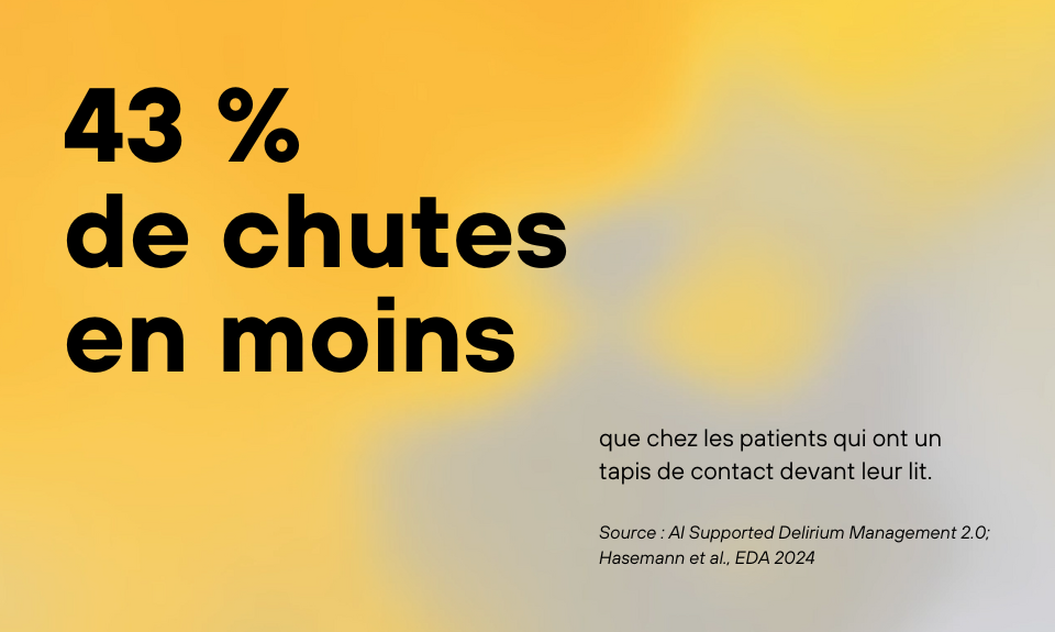 Les résultats intermédiaires de QumPreFall montrent: QUMEA réduit significativement les chutes chez les patients atteints de délire