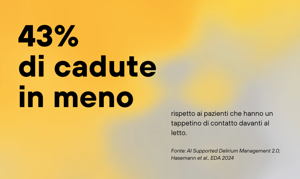 Risultati intermedi di QumPreFall: QUMEA riduce significativamente le cadute nei pazienti affetti da delirio