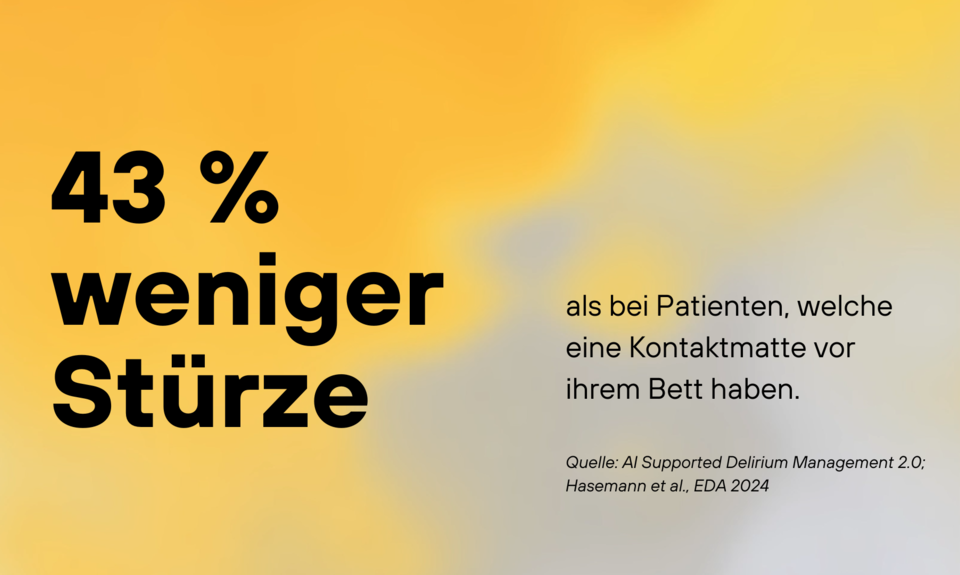 QumPreFall Zwischenresultate zeigen: QUMEA reduziert Stürze bei Delirium-Patienten signifikant